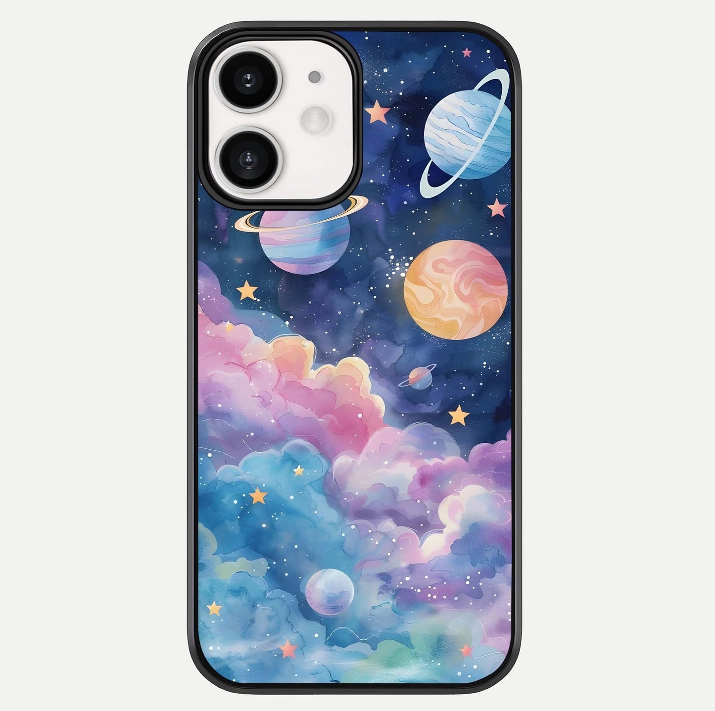 Cosmic Planet Dreams Glass Case For iPhone 12 Mini by Custom World