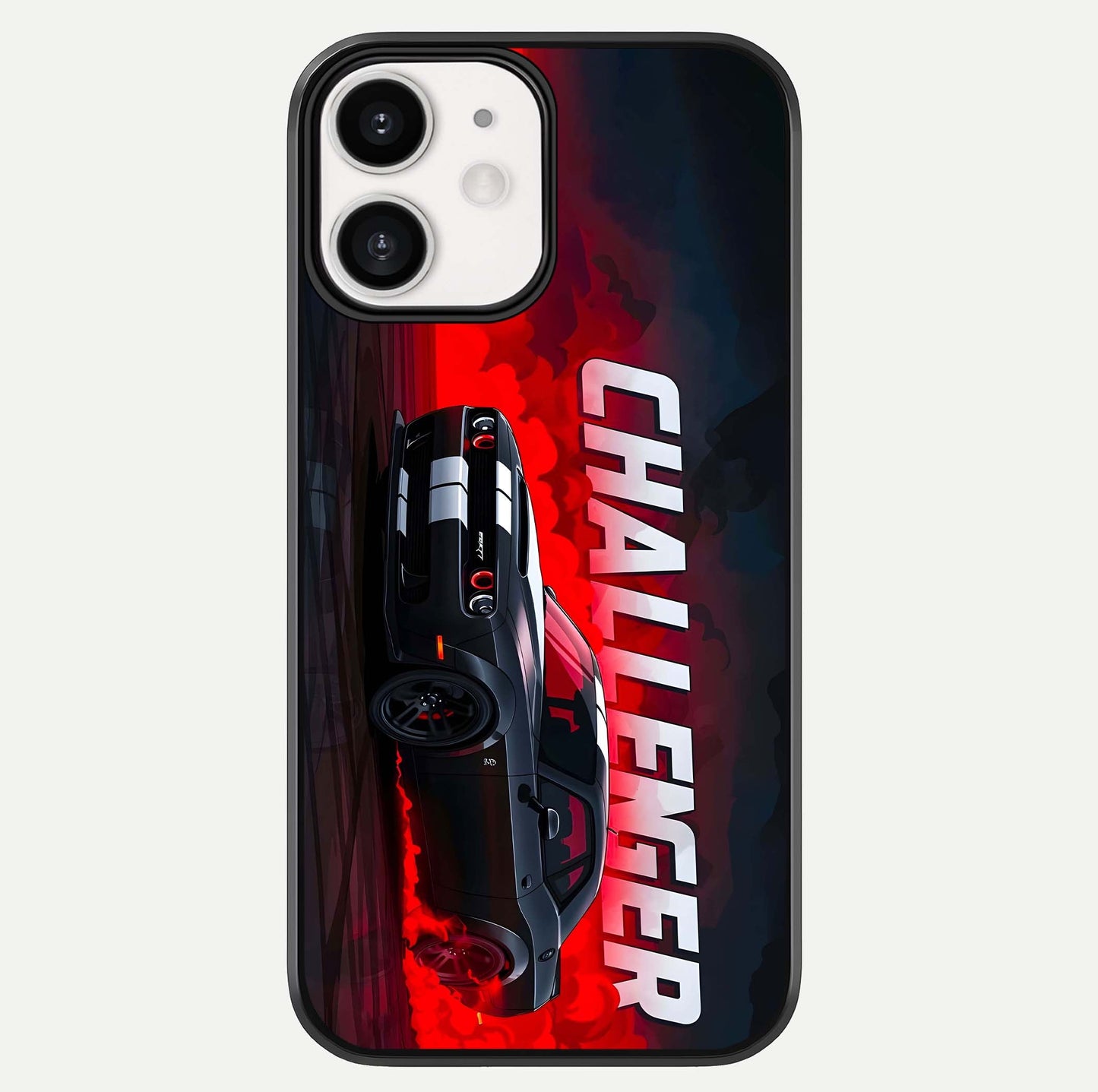Crimson Challenger Fury Glass Case For iPhone 12 Mini by Custom World