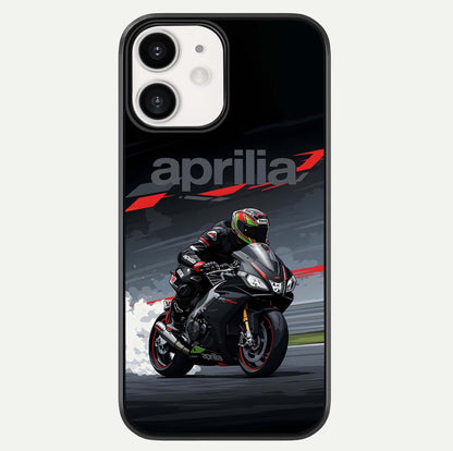 Dark Aprilla Glass Case For iPhone 12 Mini by Custom World