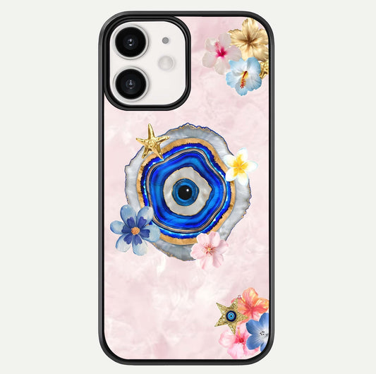 Divine Aura Bloom Glass Case For iPhone 12 Mini by Custom World