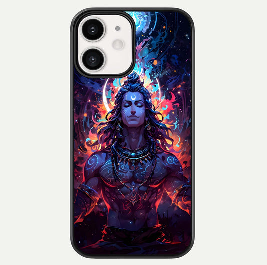 Divine Fire Shiv Glass Case For iPhone 12 Mini by Custom World