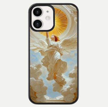 Divine Light Angel Glass Case For iPhone 12 Mini by Custom World