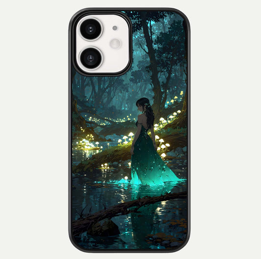 Enchanted Forest Glow Glass Case For iPhone 12 Mini by Custom World