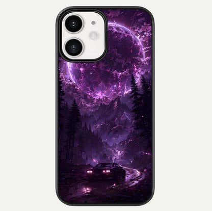 Eternal Cosmic Drive Glass Case For iPhone 12 Mini by Custom World