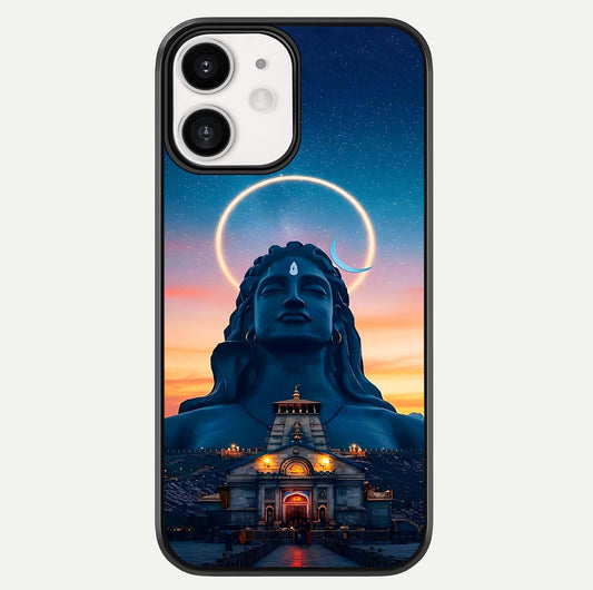 Eternal Shiva Aura Glass Case For iPhone 12 Mini by Custom World