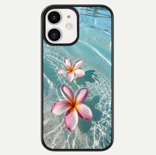 Floating Bloom Bliss Glass Case For iPhone 12 Mini by Custom World
