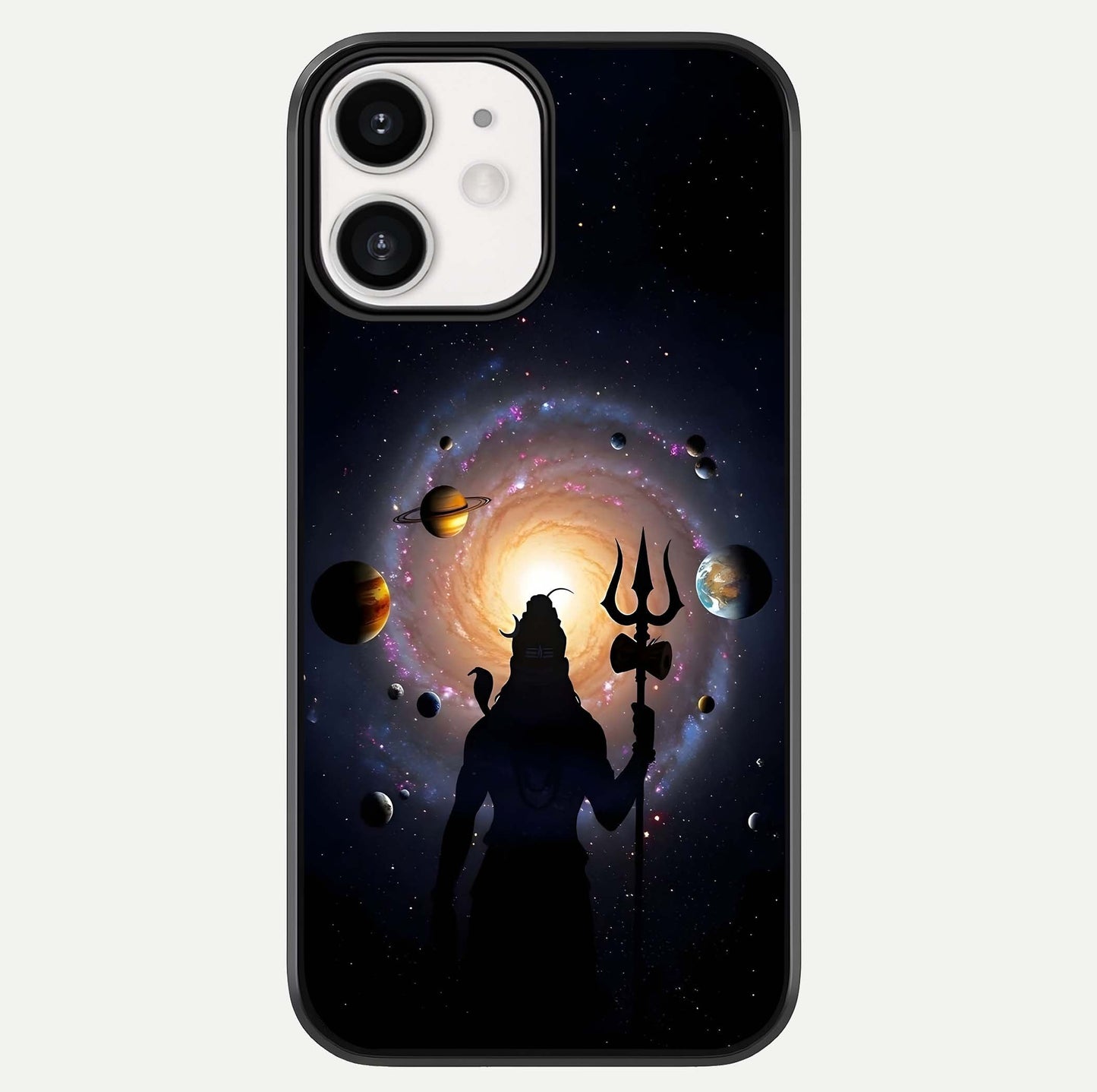 Galactic Shiva Vision Glass Case For iPhone 12 Mini by Custom World