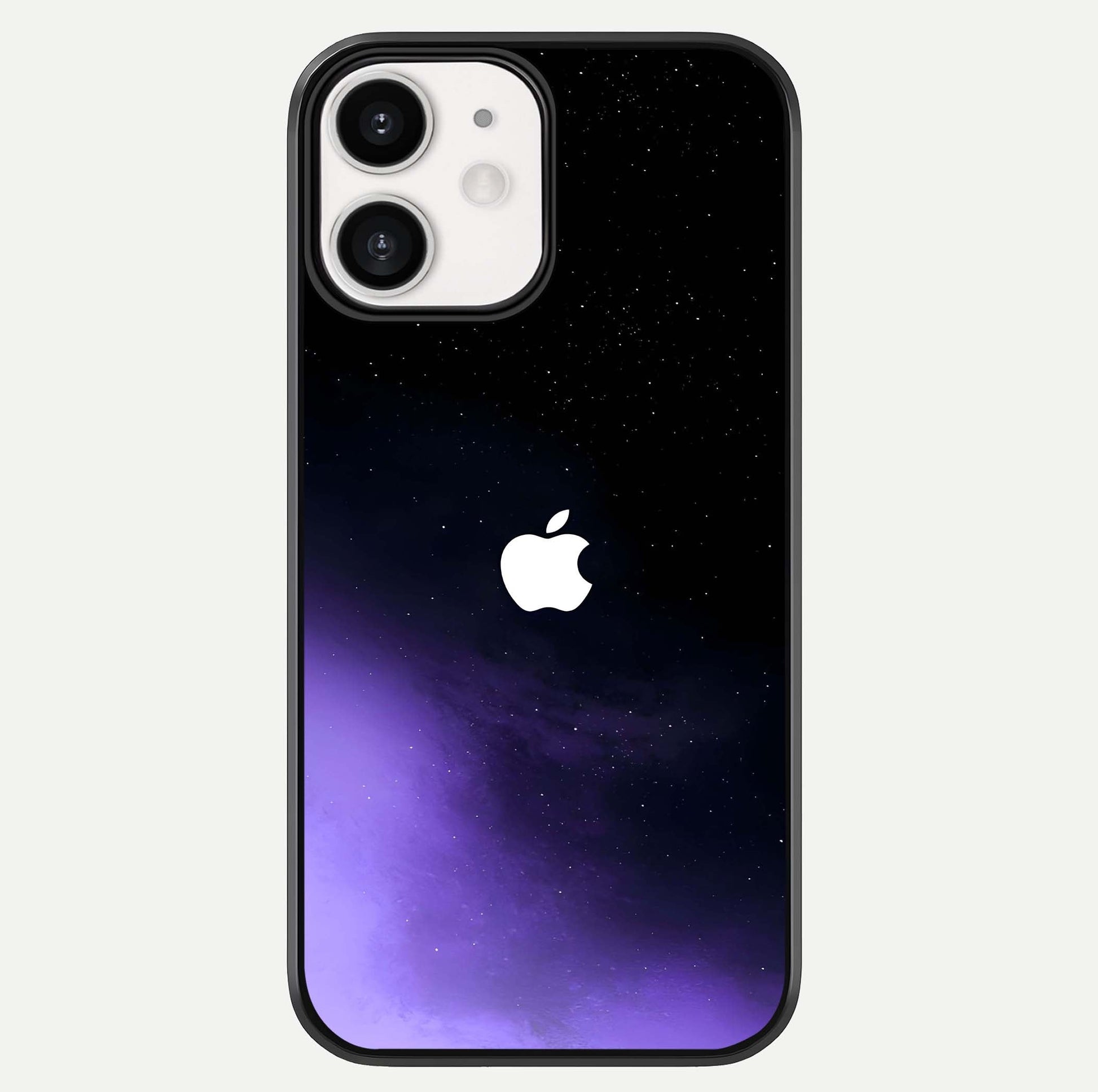 Galaxy Apple Aura Glass Case For iPhone 12 Mini by Custom World