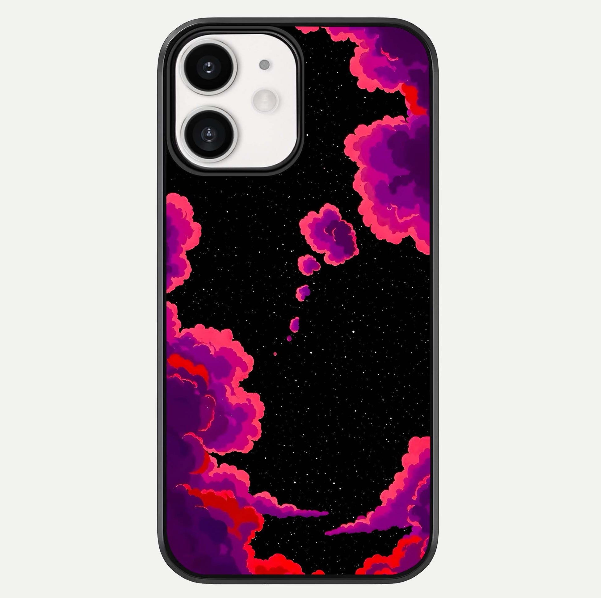 Galaxy Dream Frame Glass Case For iPhone 12 Mini by Custom World