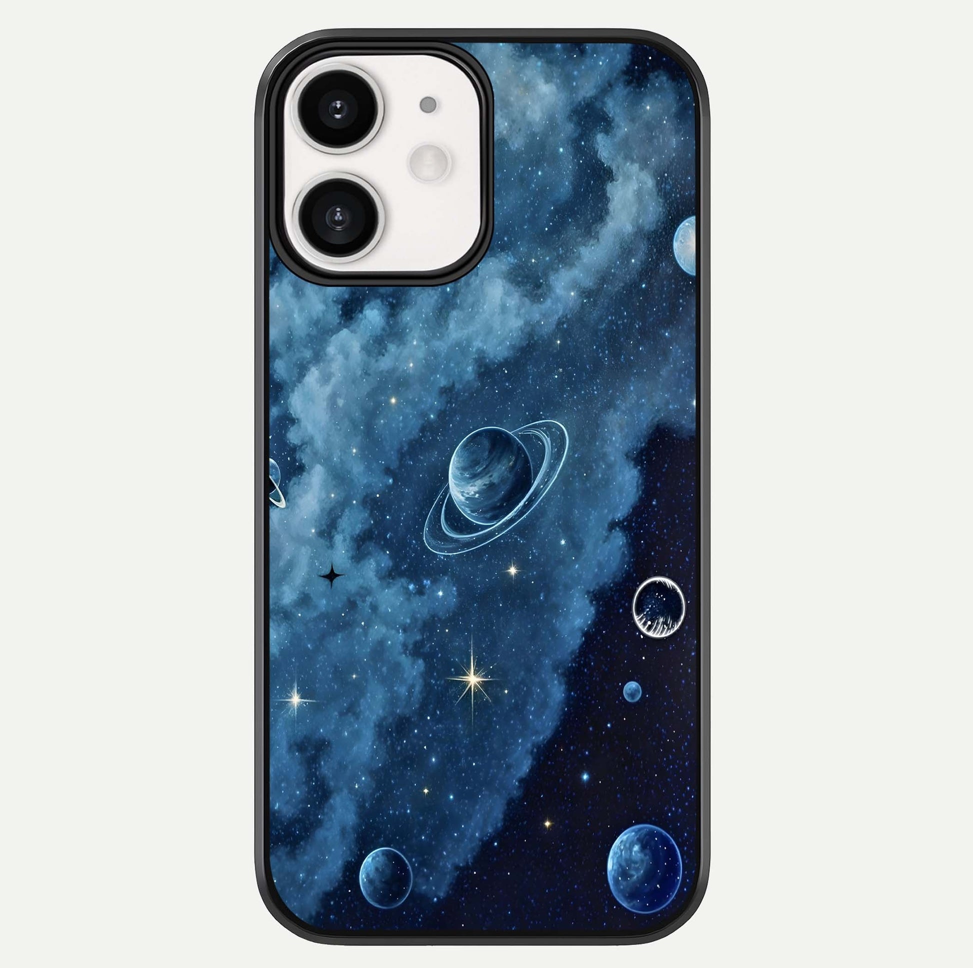 Galaxy Dream Space Glass Case For iPhone 12 Mini by Custom World