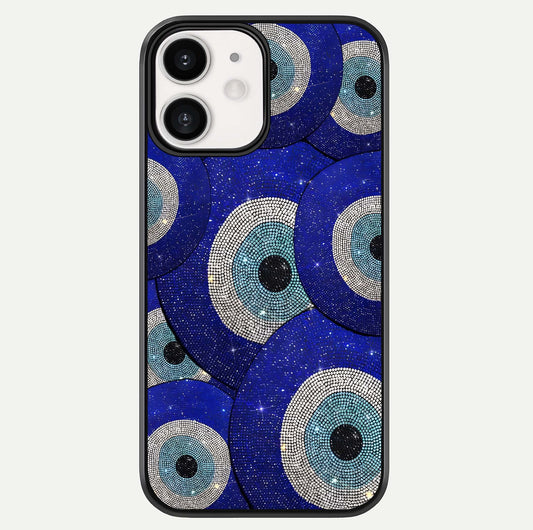 Galaxy Eye Flow Glass Case For iPhone 12 Mini by Custom World