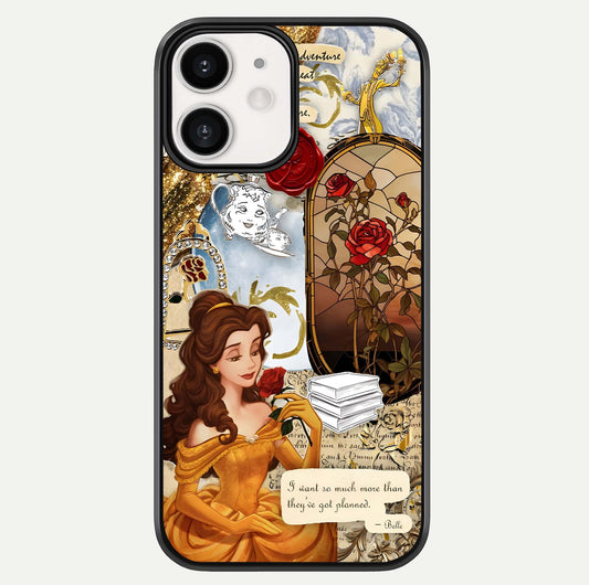 Golden Dream Belle Glass Case For iPhone 12 Mini by Custom World
