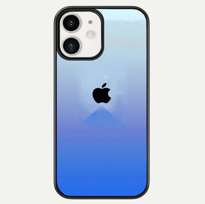 Gradient Apple Vibe Glass Case For iPhone 12 Mini by Custom World