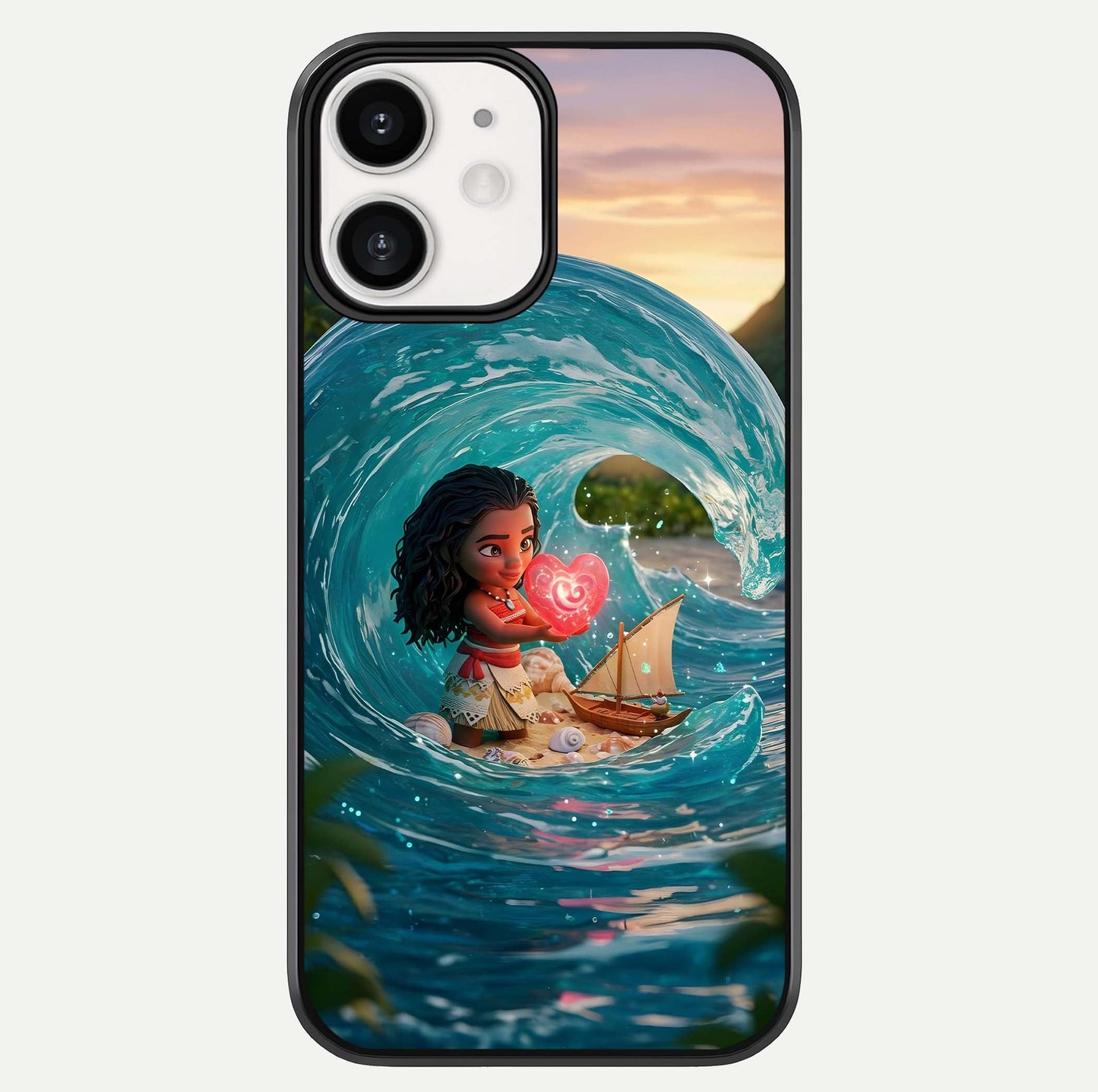 Heart of Ocean Glass Case For iPhone 12 Mini by Custom World