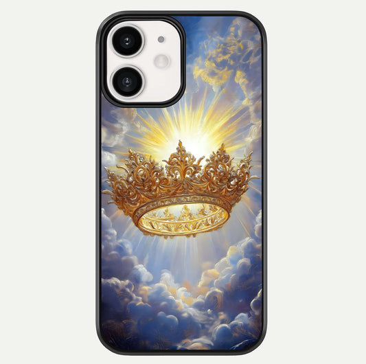Heavenly Crown Light Glass Case For iPhone 12 Mini by Custom World