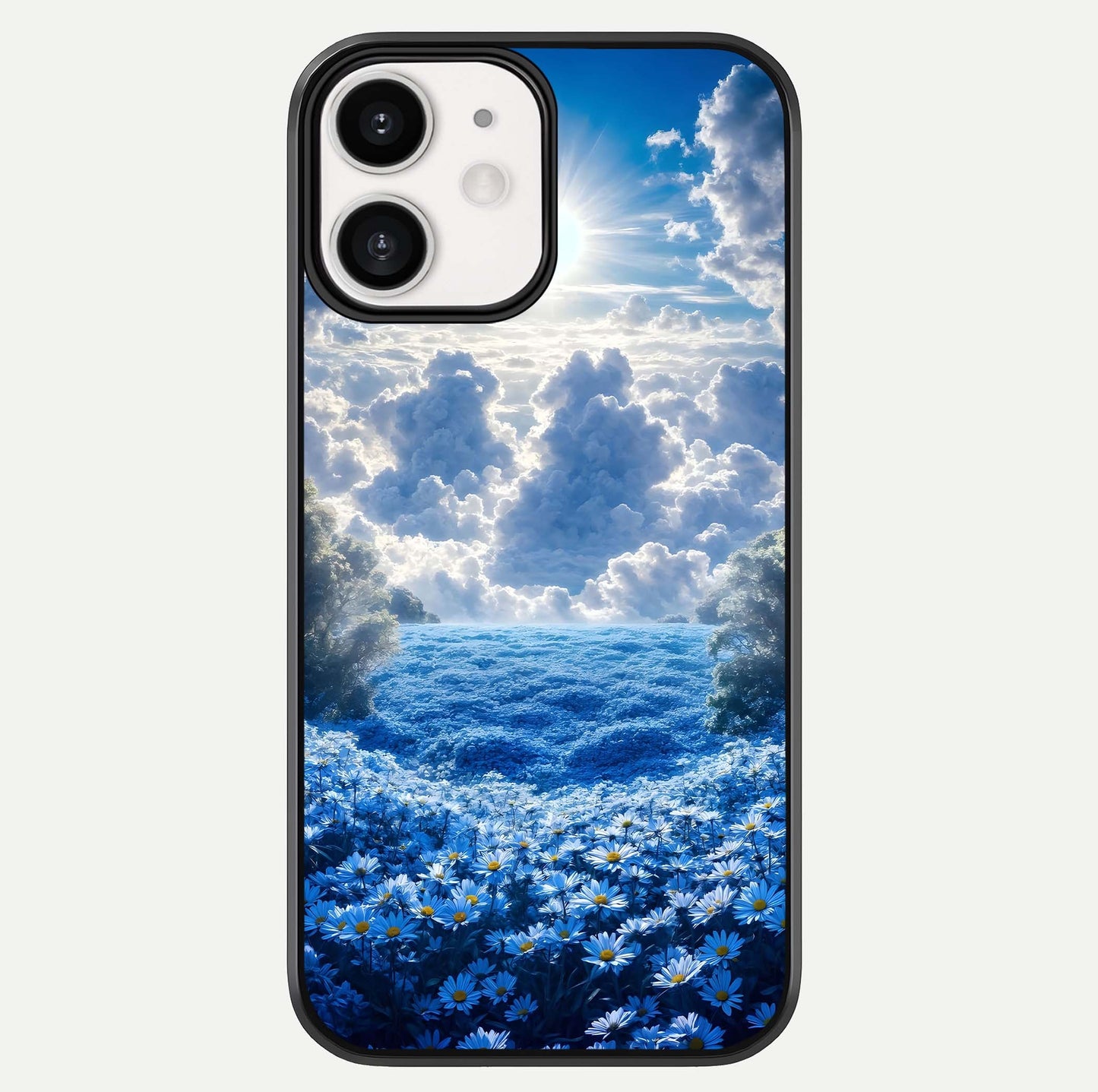 Heavenly Daisy Horizon Glass Case For iPhone 12 Mini by Custom World