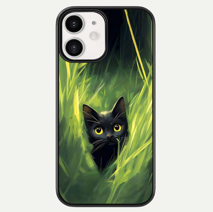Hidden Cat Whisper Glass Case For iPhone 12 Mini by Custom World