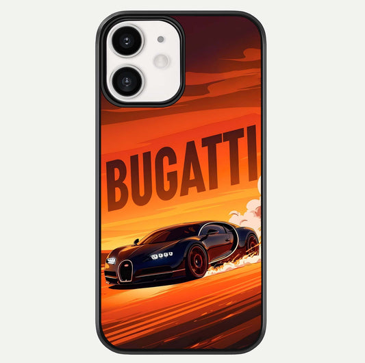 Inferno Bugatti Storm Glass Case For iPhone 12 Mini by Custom World