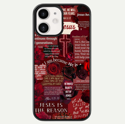 Jesus Love Heals Glass Case For iPhone 12 Mini by Custom World
