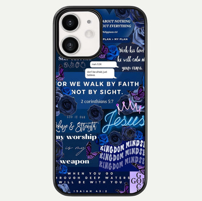 Kingdom Faith Glow Glass Case For iPhone 12 Mini by Custom World