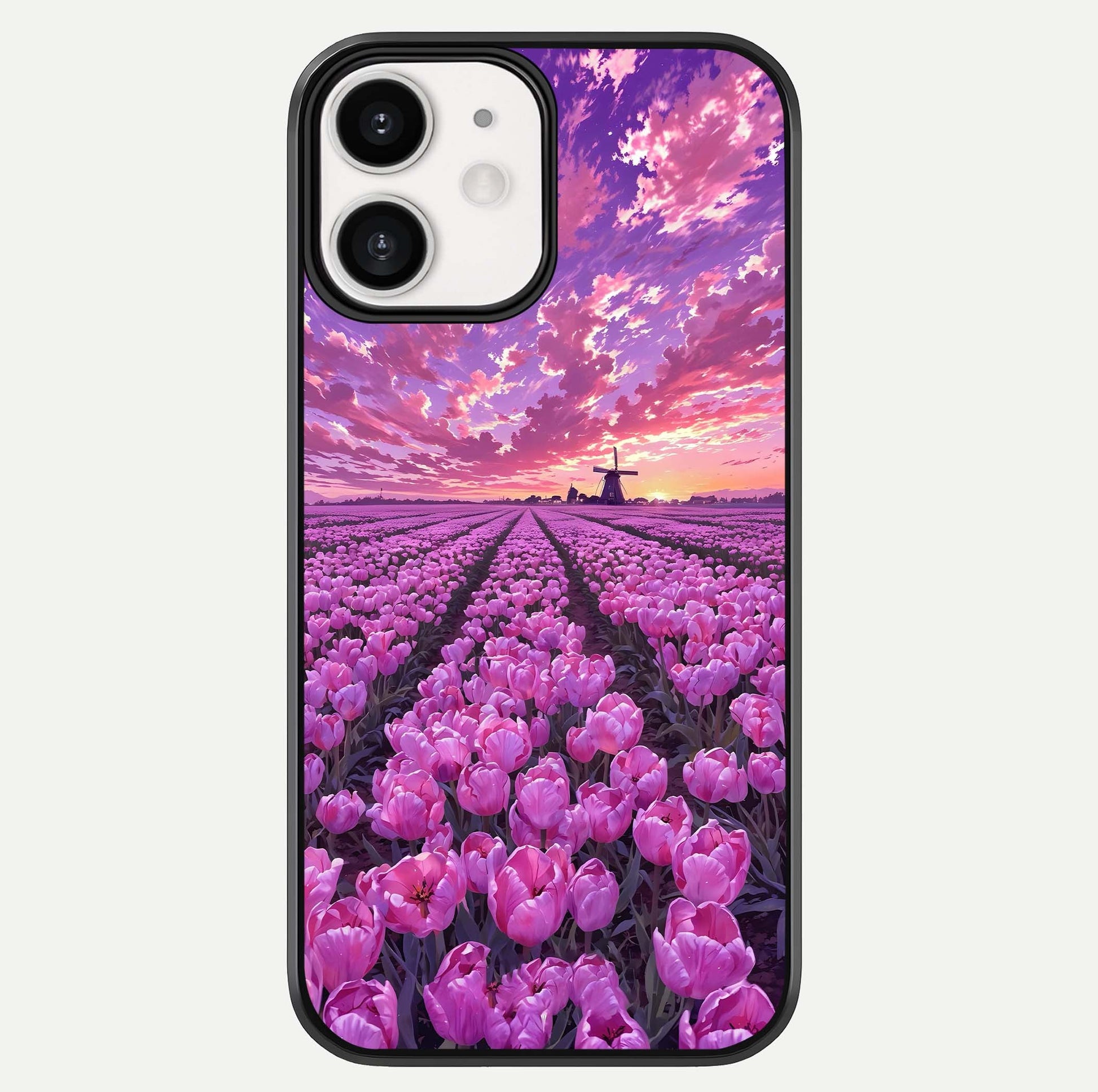 Lavender Dream Skies Glass Case For iPhone 12 Mini by Custom World