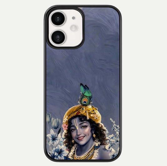 Lord Krishna Glass Case For iPhone 12 Mini by Custom World