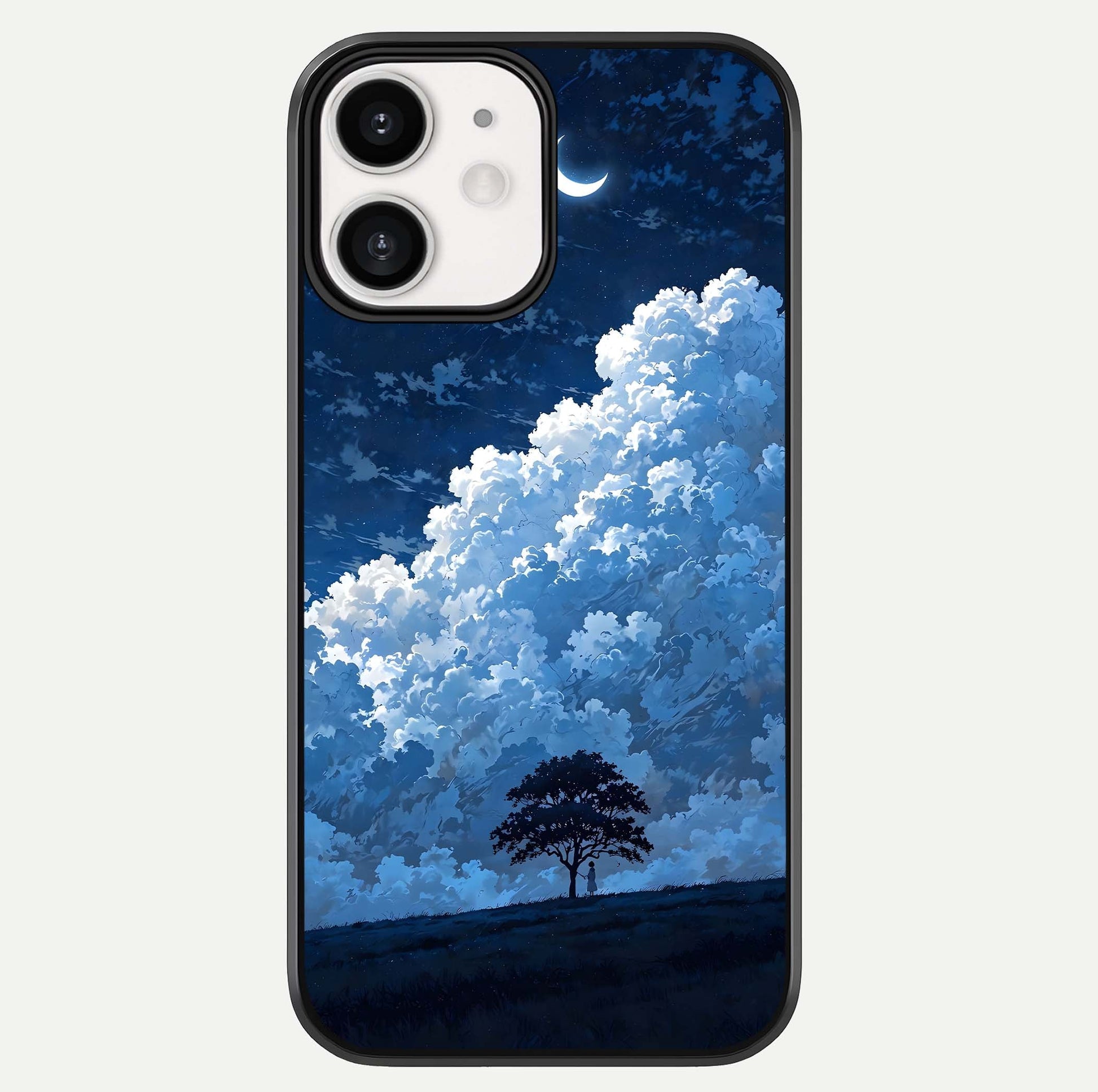 Midnight Sky Serenity Glass Case For iPhone 12 Mini by Custom World