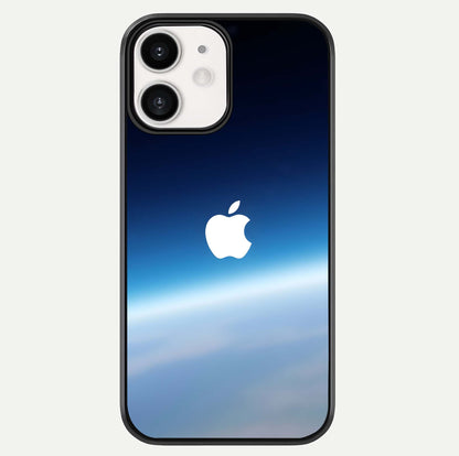 Minimal Apple Sky Glass Case For iPhone 12 Mini by Custom World