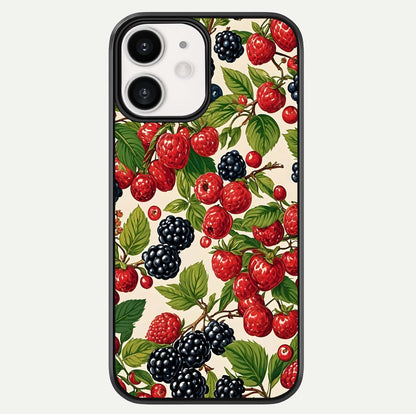 Mixed Berry Collage Glass Case For iPhone 12 Mini by Custom World