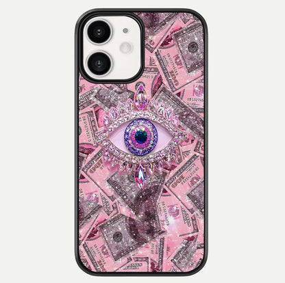 Money Eye Luxe Glass Case For iPhone 12 Mini by Custom World