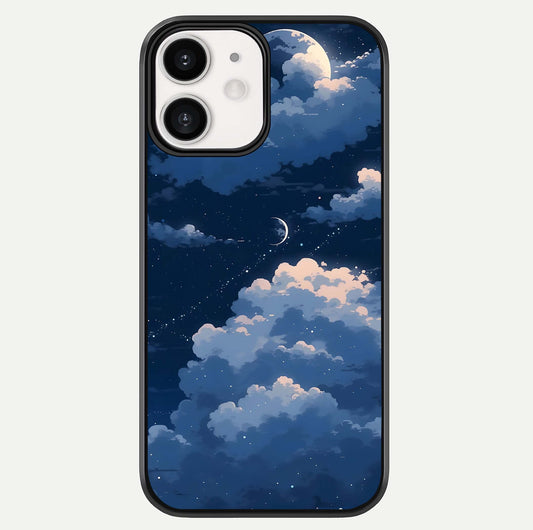 Moon Dream Haze Glass Case For iPhone 12 Mini by Custom World