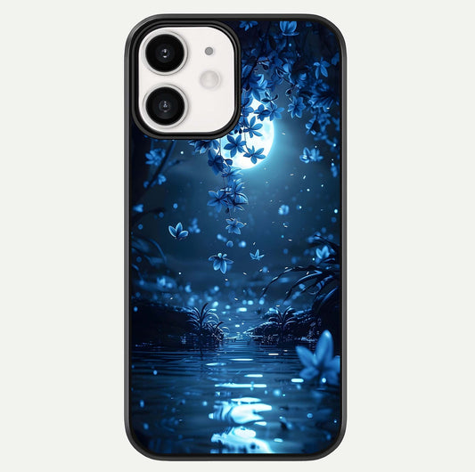 Moonlight Petal Dream Glass Case For iPhone 12 Mini by Custom World