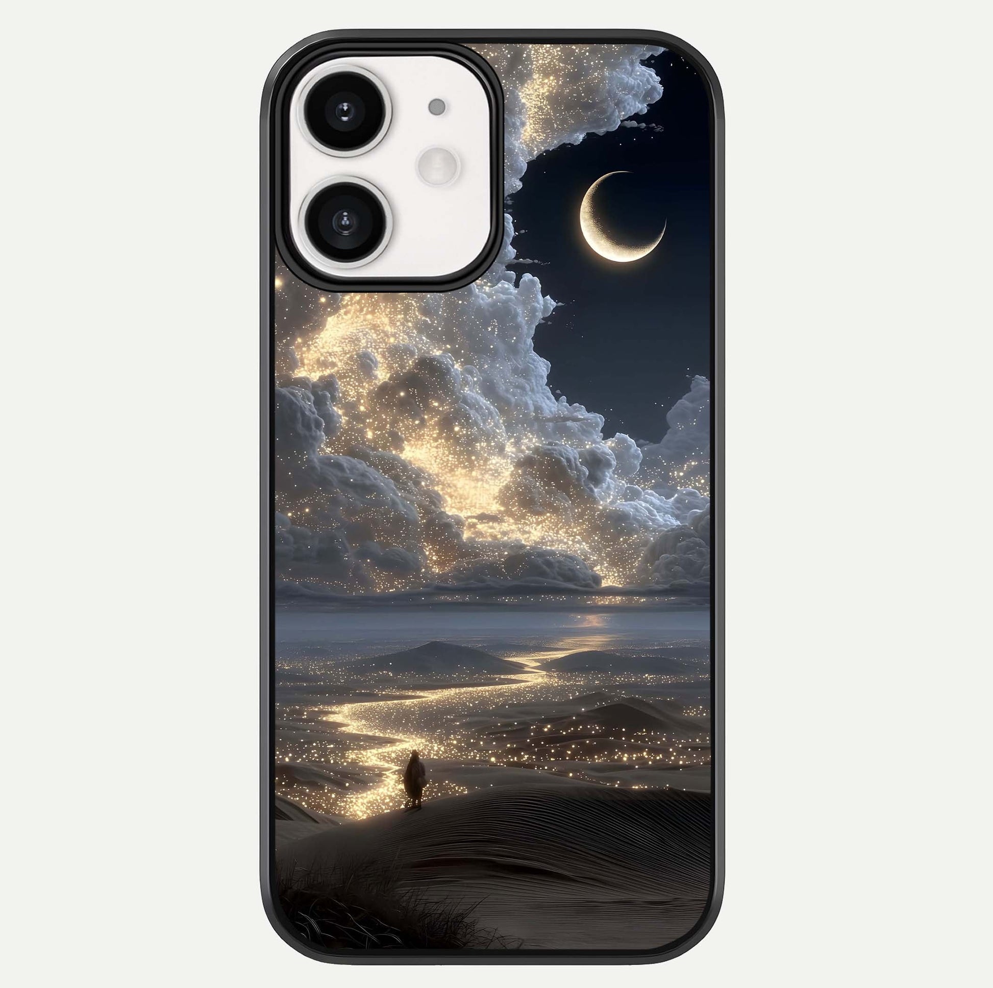 Moonlight Spark Path Glass Case For iPhone 12 Mini by Custom World