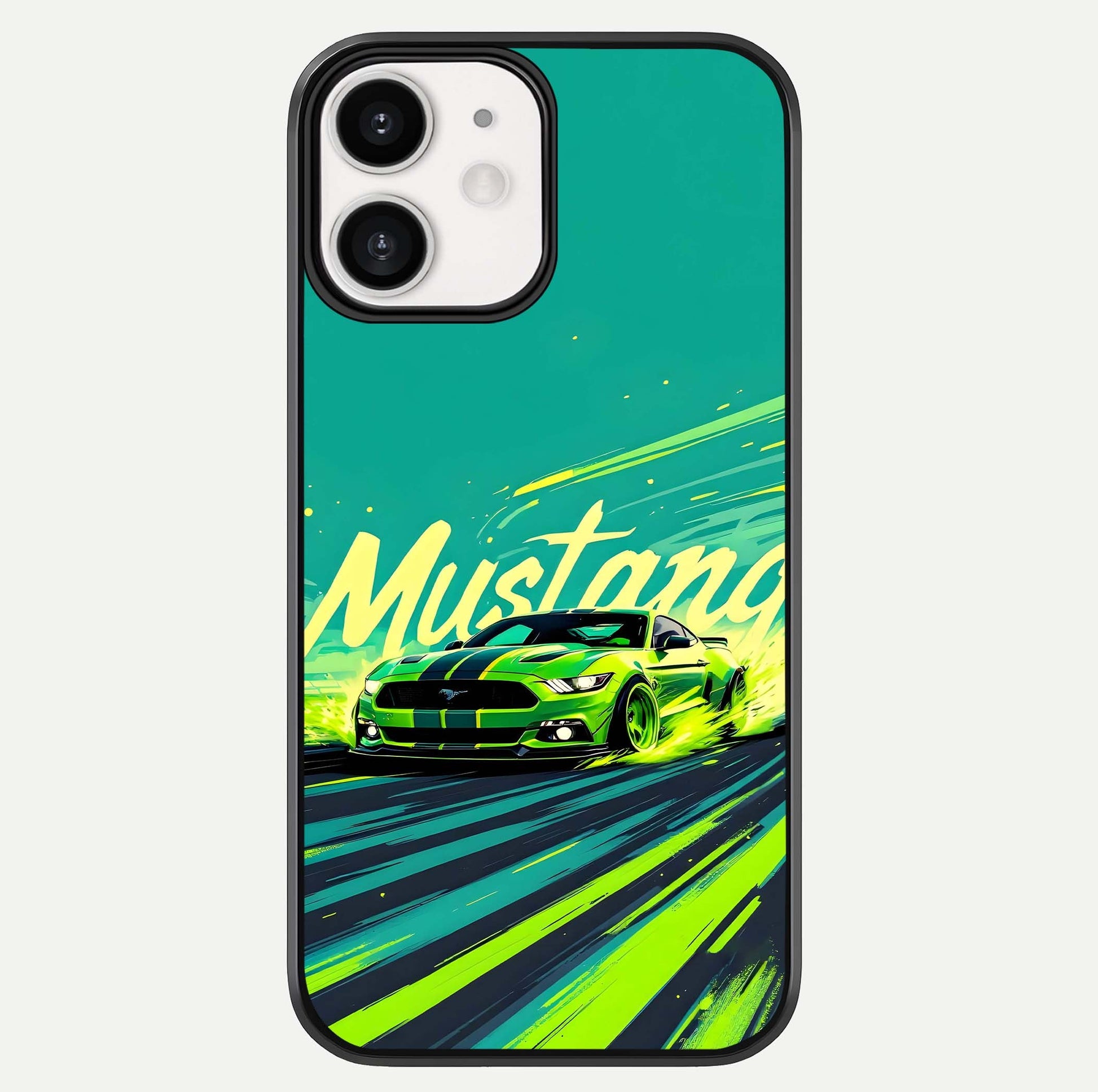 Mustang Bang Glass Case For iPhone 12 Mini by Custom World