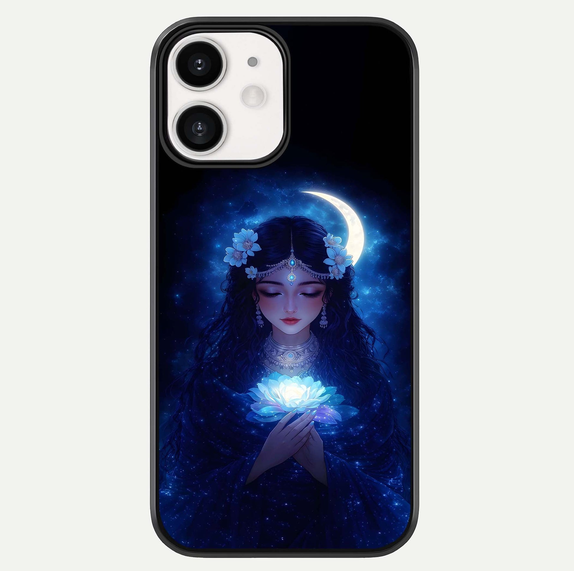 Mystic Moon Queen Glass Case For iPhone 12 Mini by Custom World