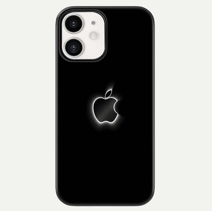 Neon Apple Glow Glass Case For iPhone 12 Mini by Custom World