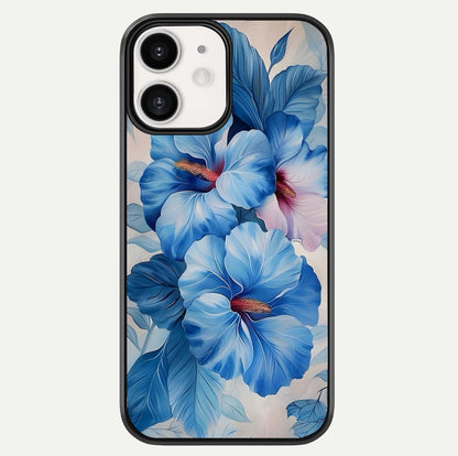 Ocean Hibiscus Grace Glass Case For iPhone 12 Mini by Custom World