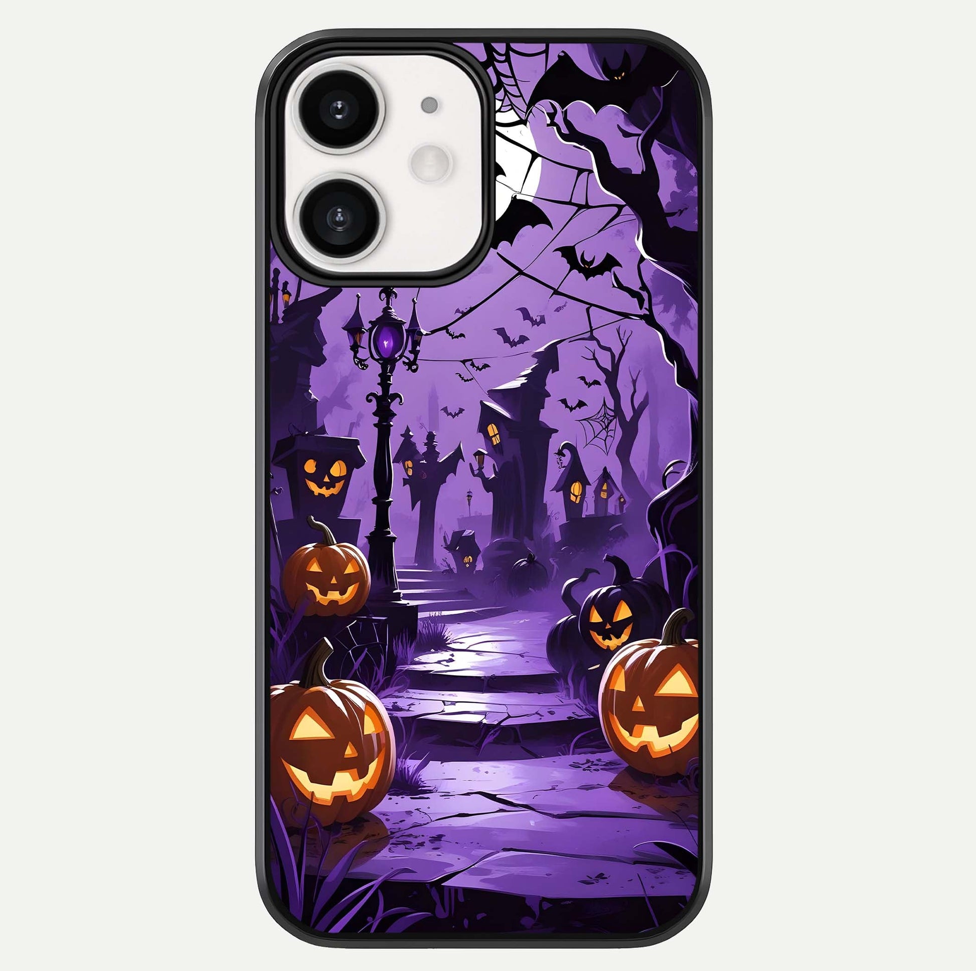 Pumpkin Patch Halloween Glass Case For iPhone 12 Mini by Custom World