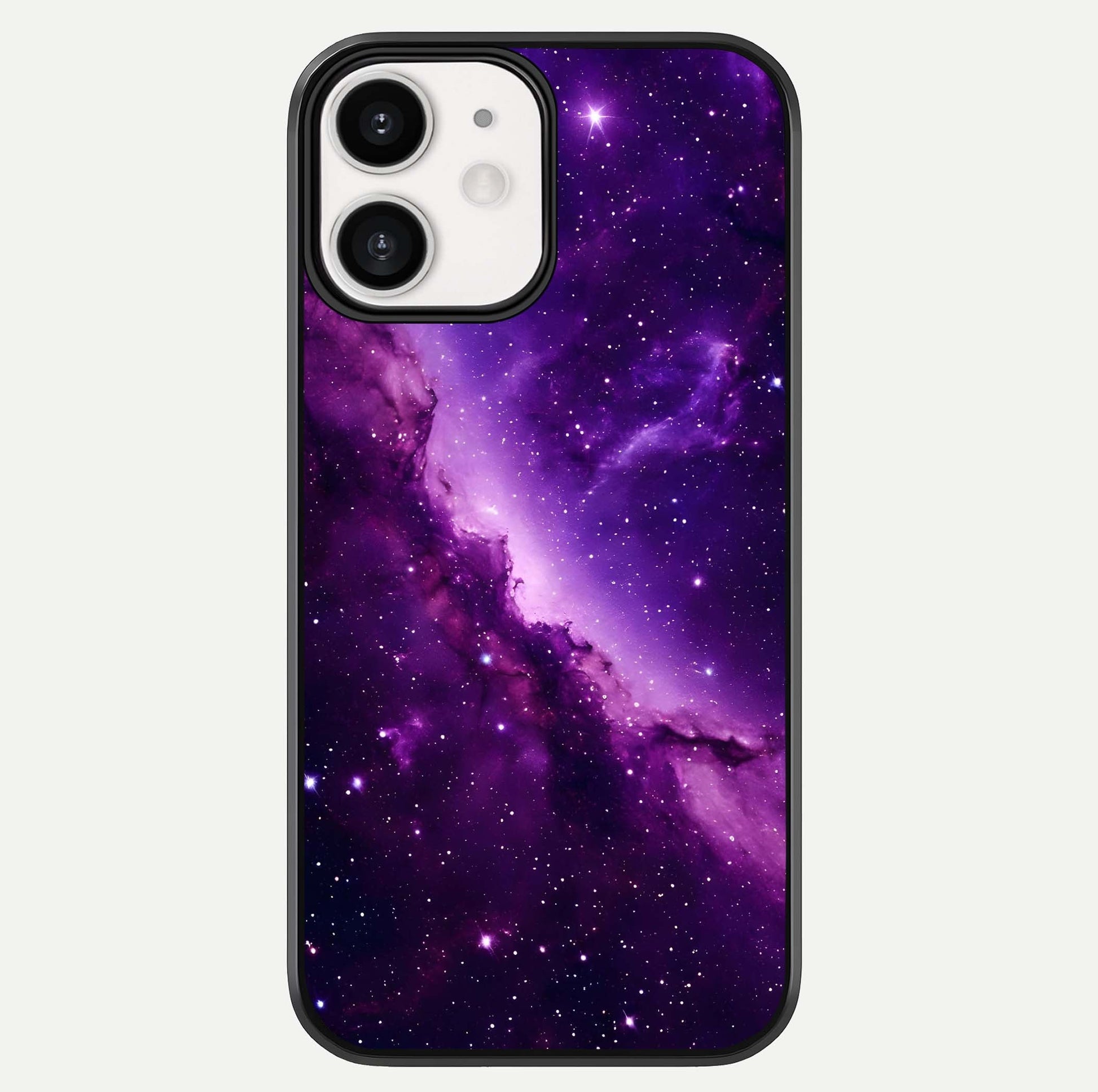 Purple Shade Sky Glass Case For iPhone 12 Mini by Custom World