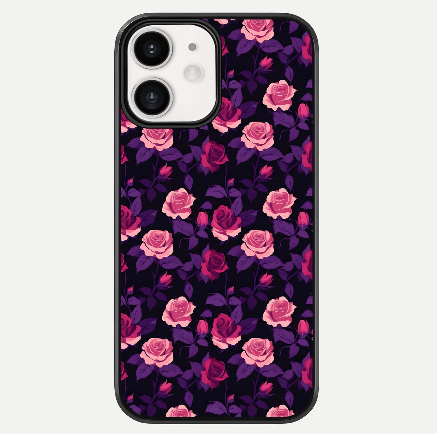 Rose Garden Twilight Glass Case For iPhone 12 Mini by Custom World