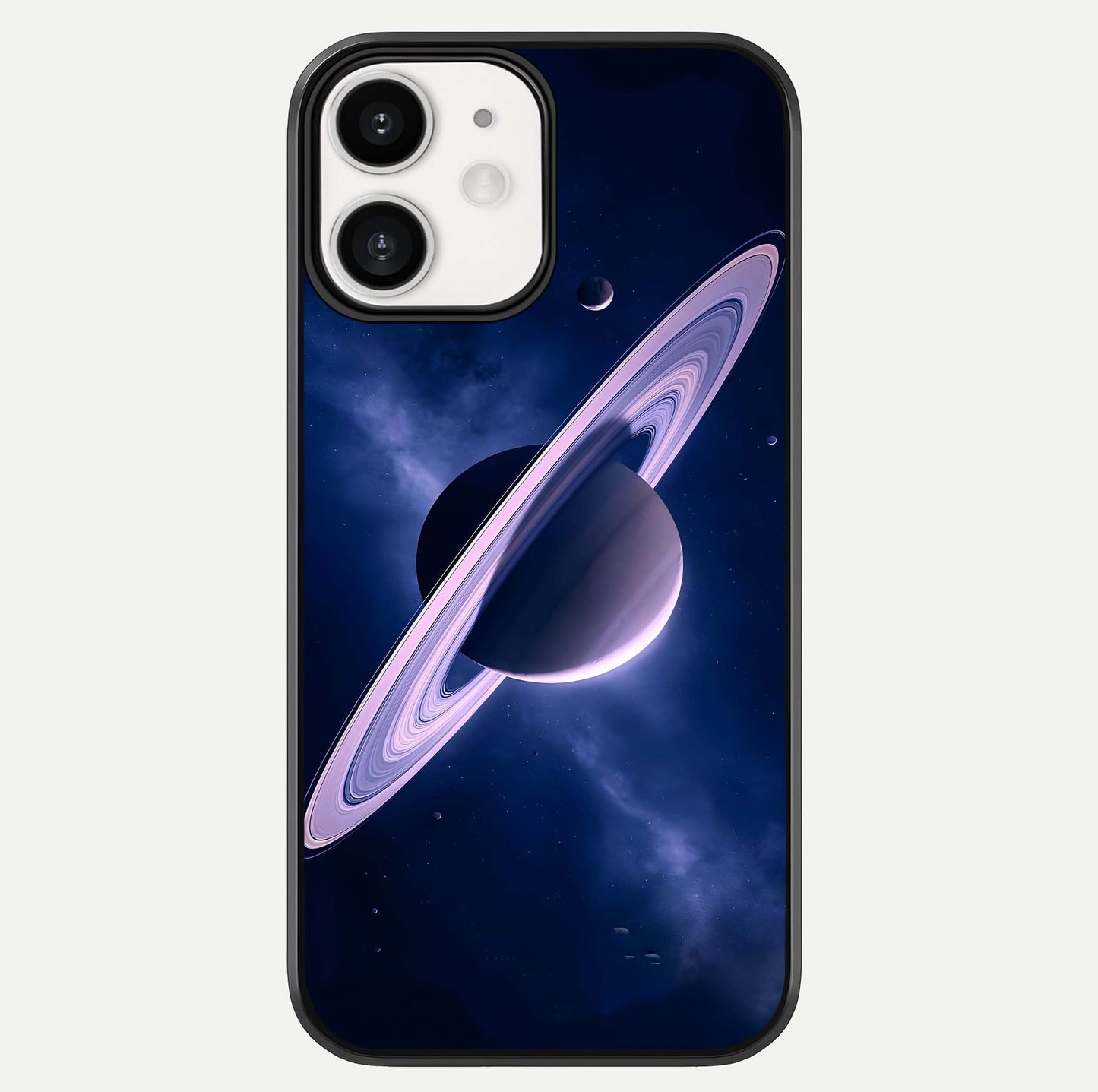 Saturn Ring Mystique Glass Case For iPhone 12 Mini by Custom World