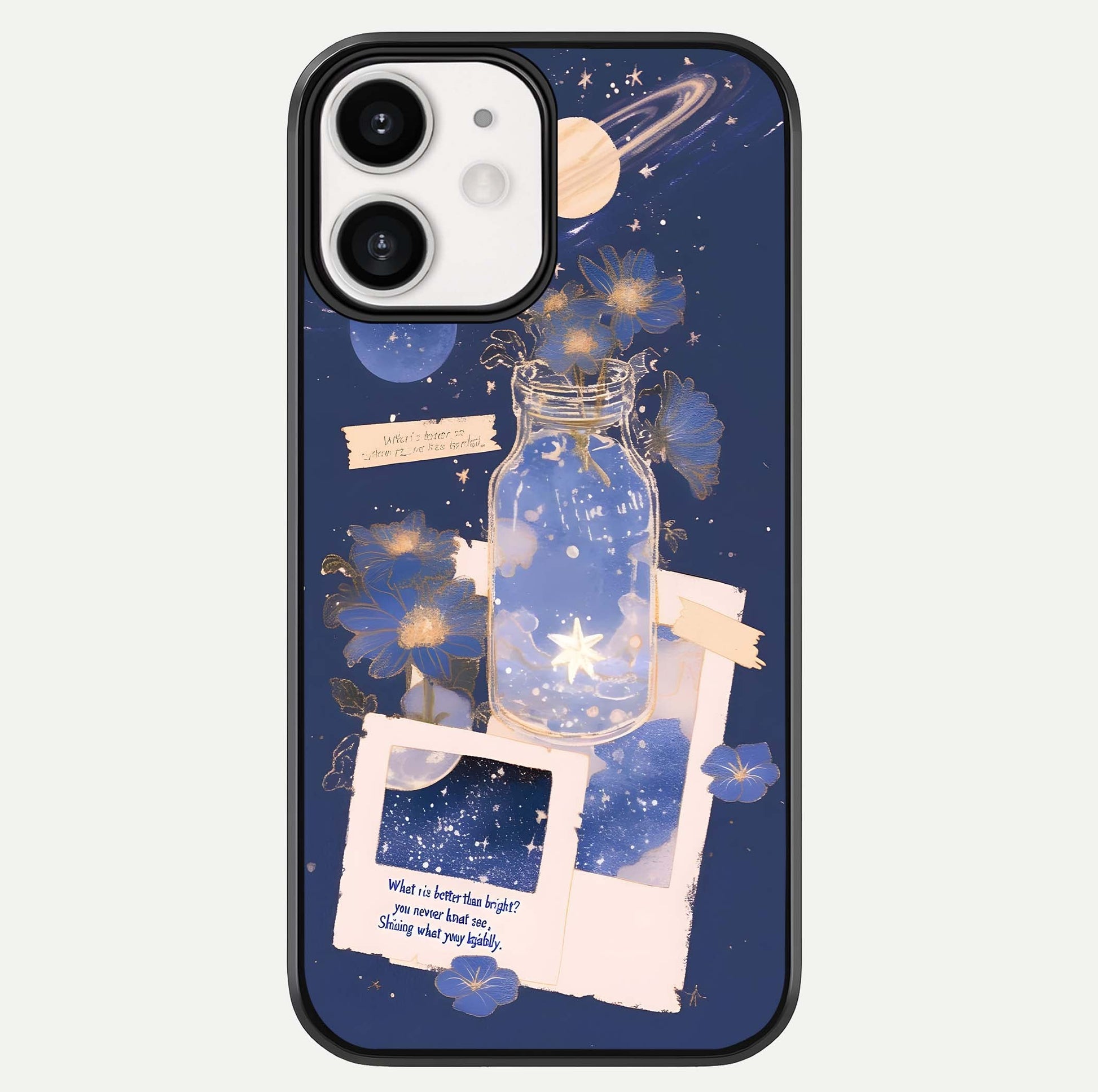 Starlit Cosmic Jar Glass Case For iPhone 12 Mini by Custom World
