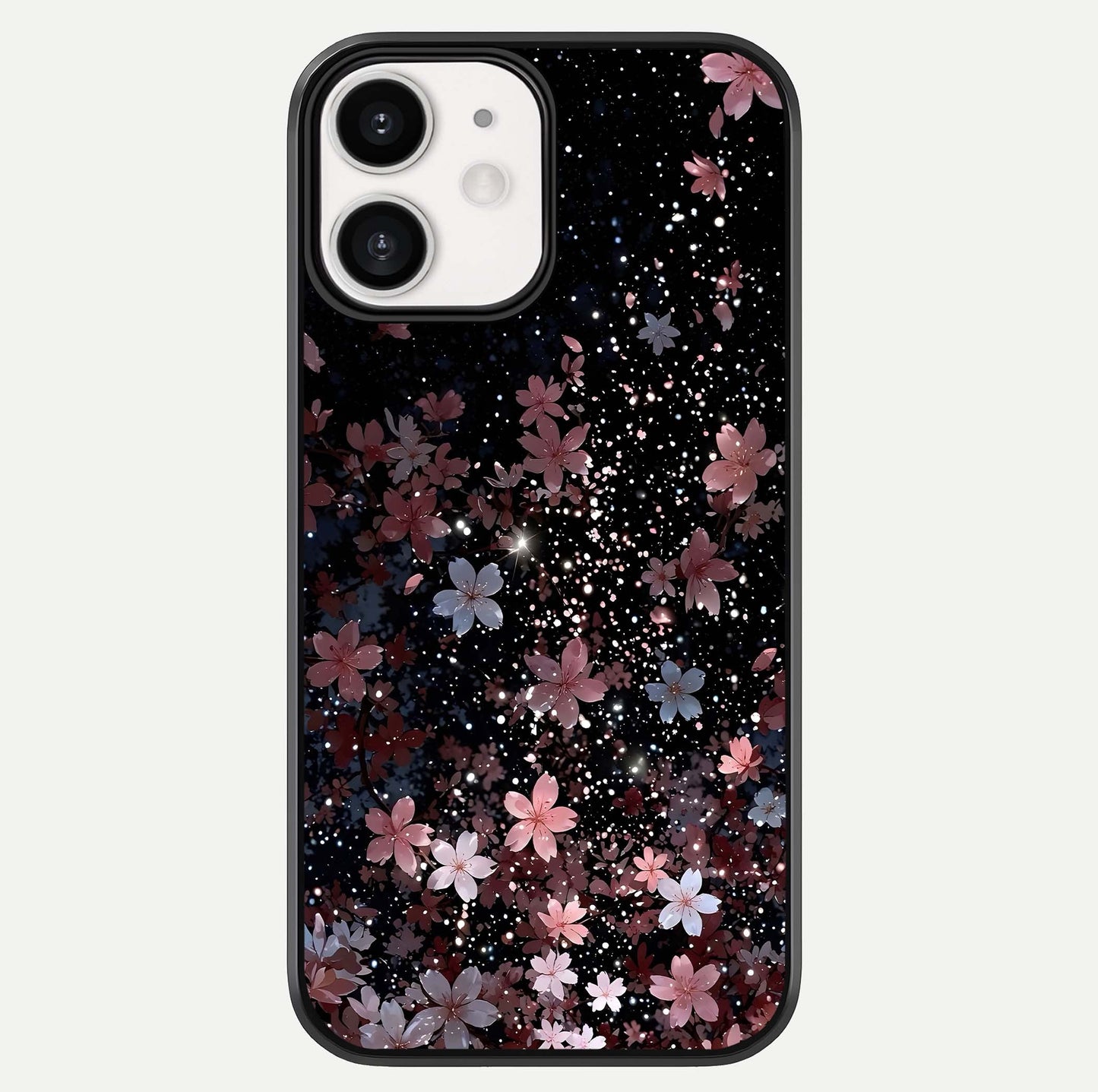 Starlit Flower Dreams Glass Case For iPhone 12 Mini by Custom World