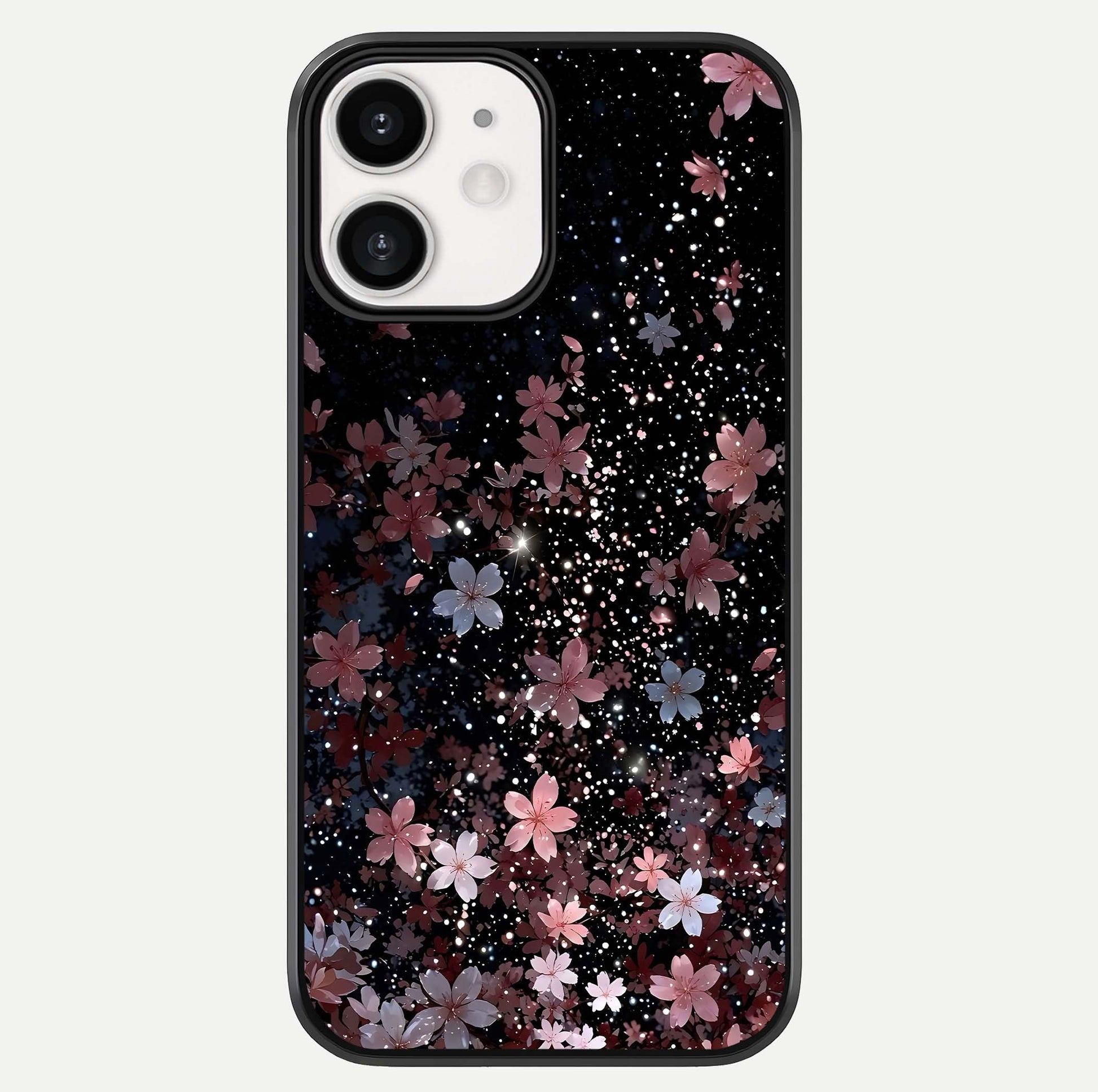 Starlit Flower Dreams Glass Case For iPhone 12 Mini by Custom World