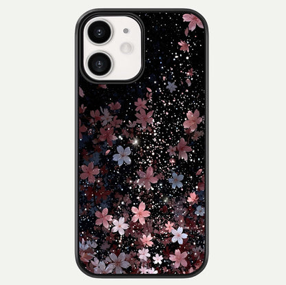 Starlit Flower Dreams Glass Case For iPhone 12 Mini by Custom World