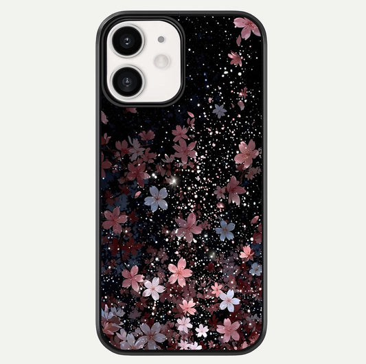 Starlit Flower Dreams Glass Case For iPhone 12 Mini by Custom World