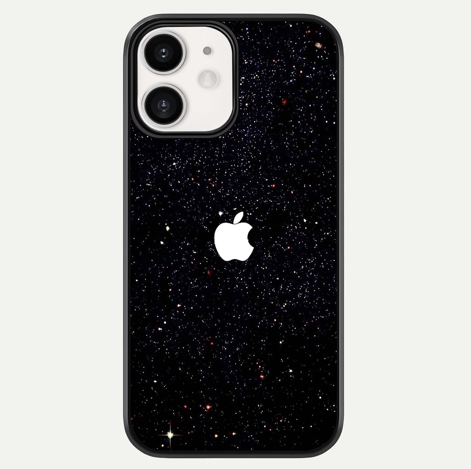 Starry Apple Galaxy Glass Case For iPhone 12 Mini by Custom World