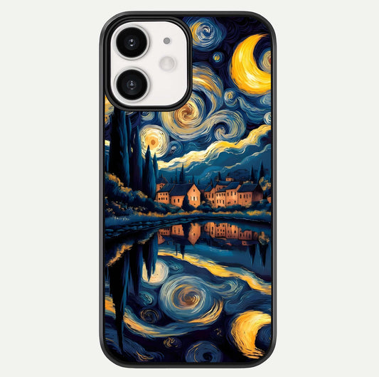 Starry Sky Serenity Glass Case For iPhone 12 Mini by Custom World