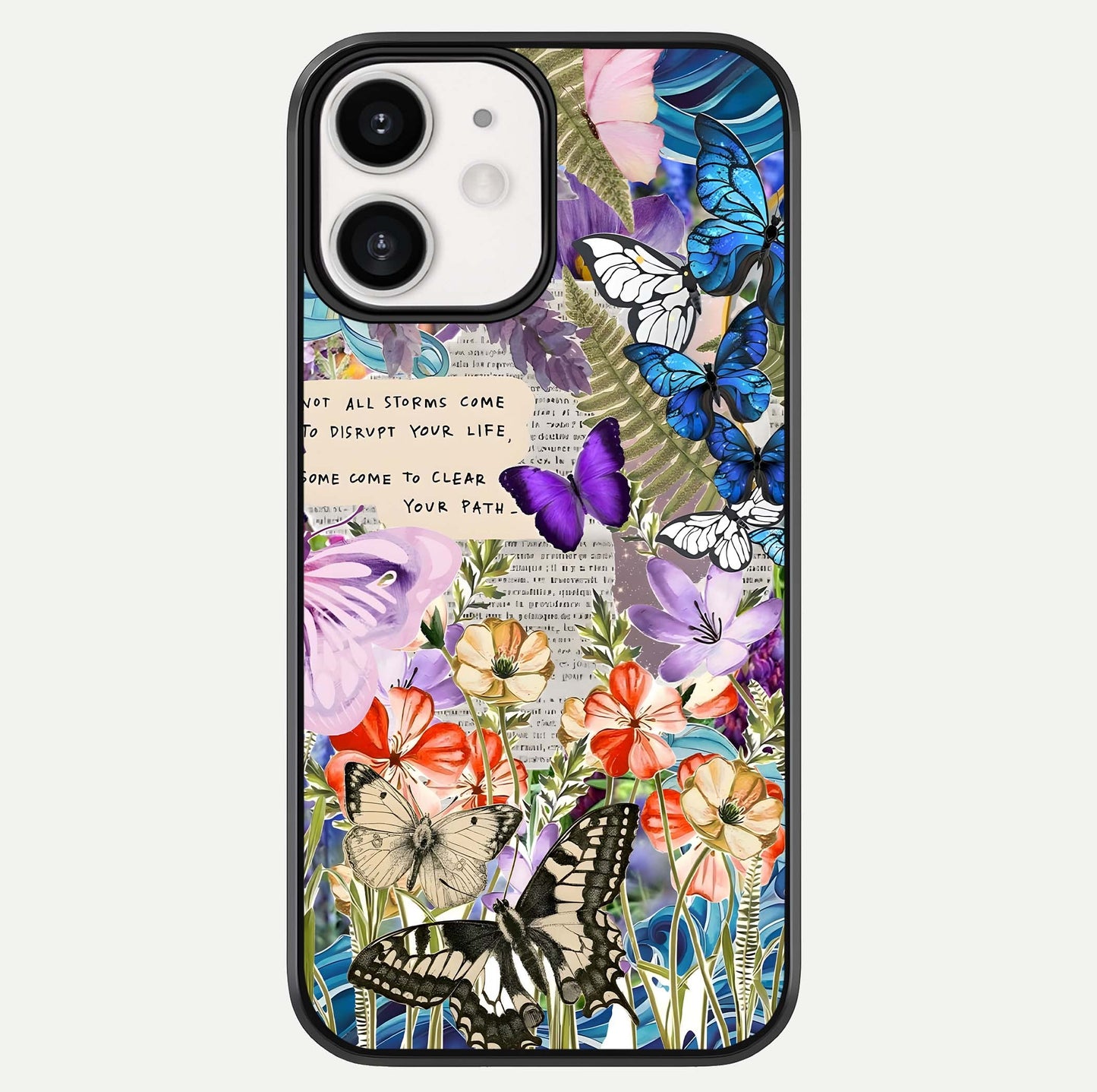 Storm Path Bloom Glass Case For iPhone 12 Mini by Custom World