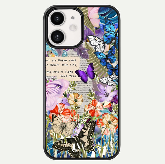 Storm Path Bloom Glass Case For iPhone 12 Mini by Custom World